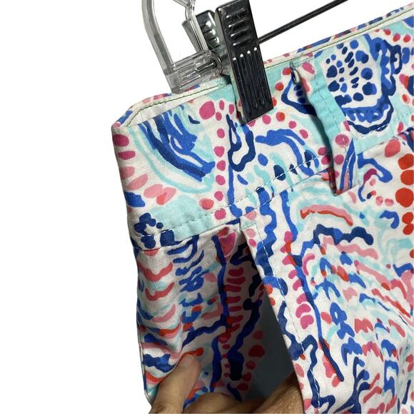 Lilly Pulitzer Walsh Short 100% Cotton Size 4 (2357) - Picture 2 of 6